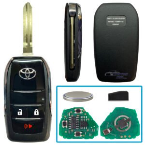Llave Control Remoto Tipo Navaja HYQ12BBY Toyota Rav4 años 2006 al 2010