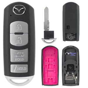 Carcasa Llave Control Remoto de Presencia para Mazda 2 3 Miata MX-5 6