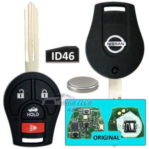 Llave Control Remoto OEM Para Nissan March Vdrive Versa