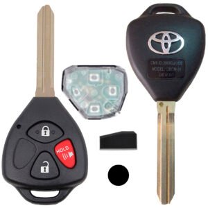 Llave Control Remoto Chip Punto para Toyota RAV4 años 2006 al 2010