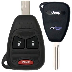 Carcasa Llave Control Remoto para Jeep Commander Compass Grand Cherokee Liberty Patriot Wrangler