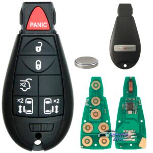 Llave Control Remoto Fobik para Chrysler Town & Country de 6 botones