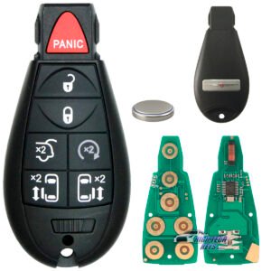 Llave Control Remoto Fobik para Chrysler Town & Country de 7 botones